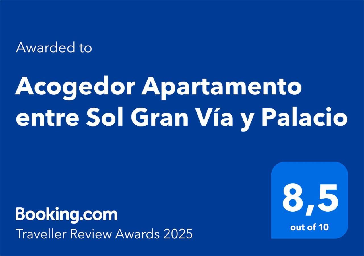 Acogedor Apartamento Entre Sol Gran Via Y Palacio Madrid Exteriör bild